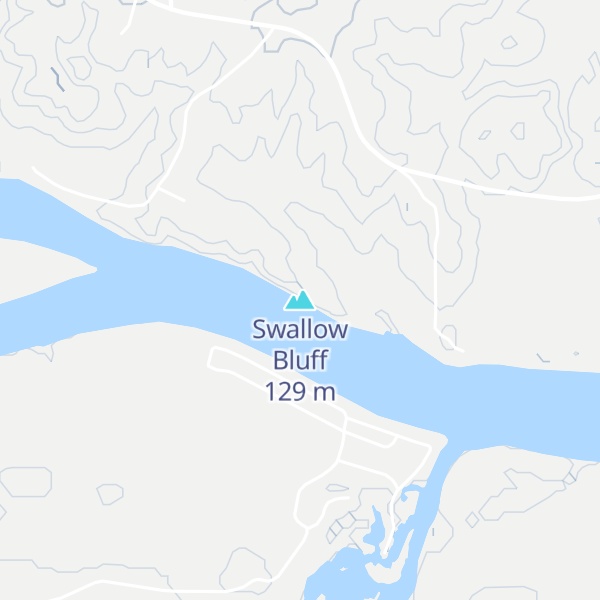 Map of Swallow Bluff