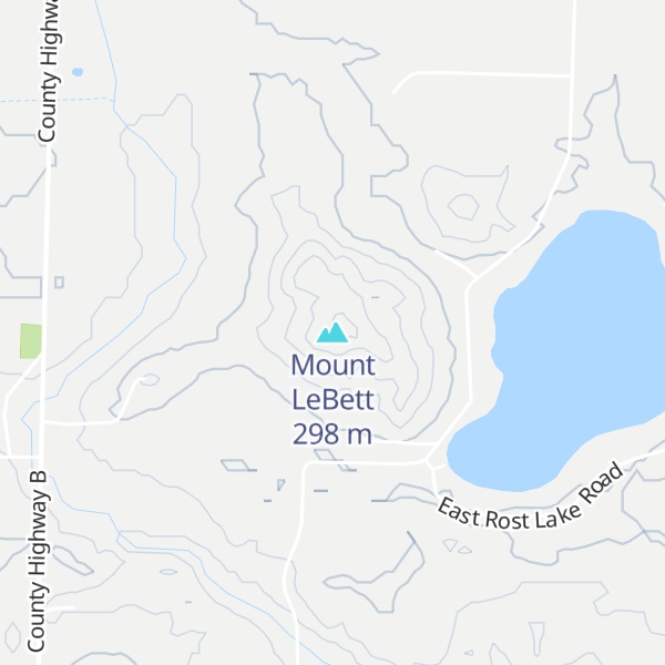 Map of Mount LeBett