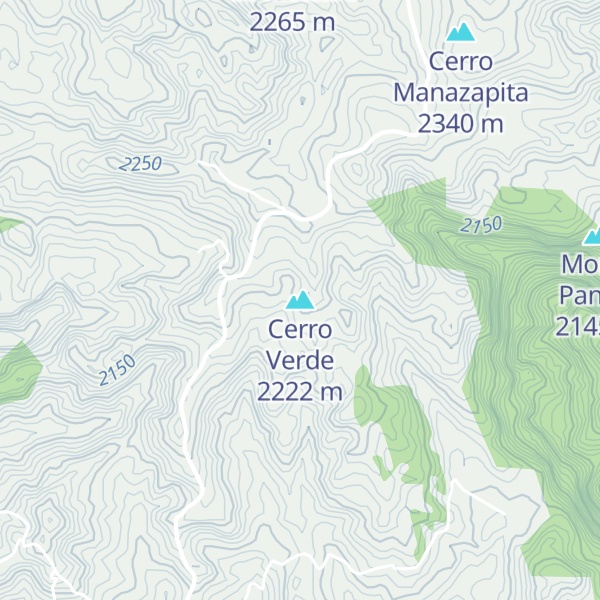 Map of Cerro Verde