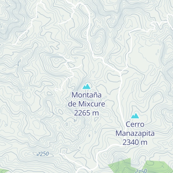 Map of Montaña de Mixcure