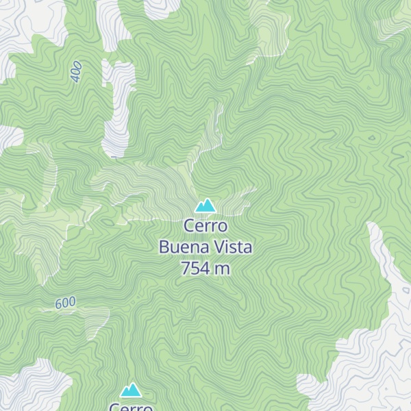 Map of Cerro Buena Vista