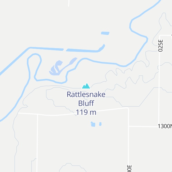Map of Rattlesnake Bluff