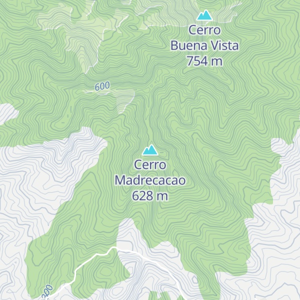 Map of Cerro Madrecacao