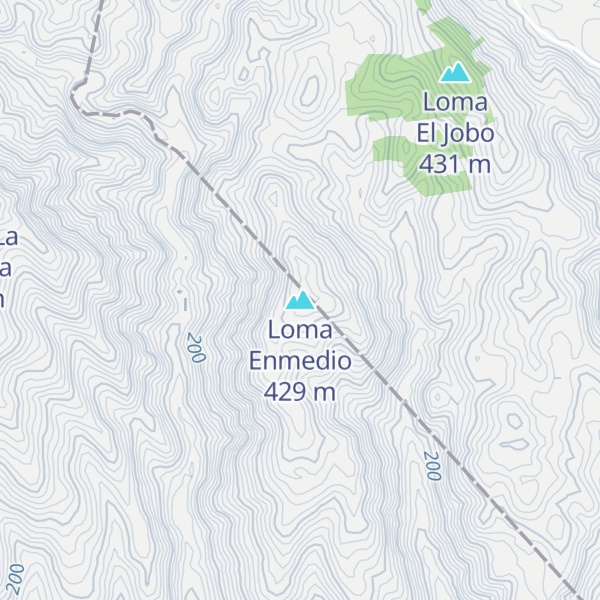 Map of Loma Enmedio