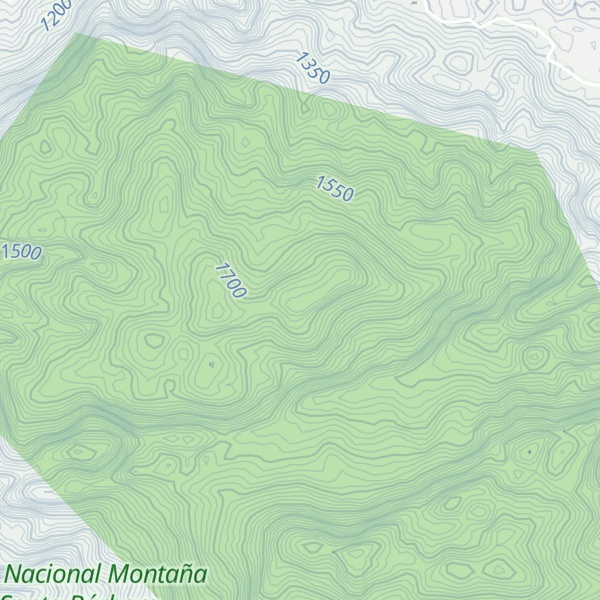 Map of Cerro El Regadillo