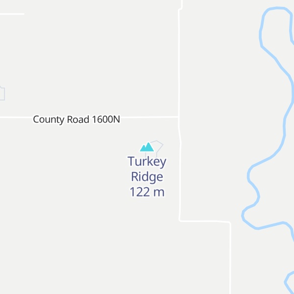 Map of Turkey Ridge