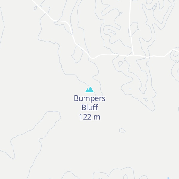 Map of Bumpers Bluff