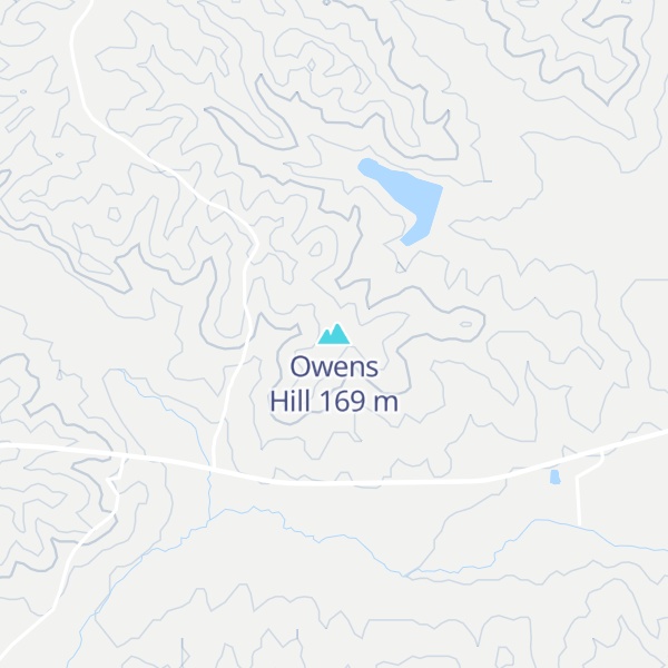 Map of Owens Hill