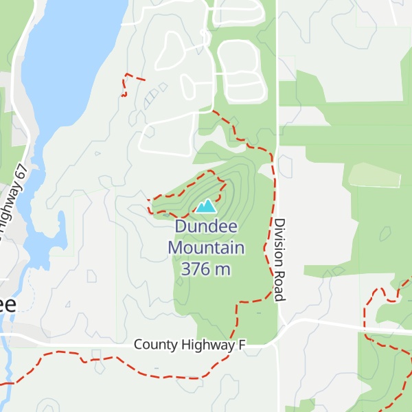 Map of Dundee Mountain