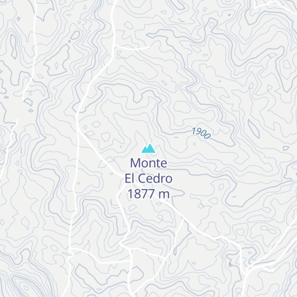 Map of Monte El Cedro