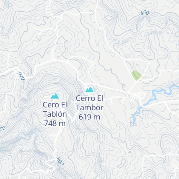 Map of Cerro El Tambor
