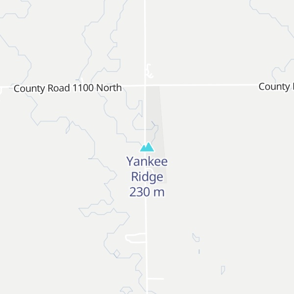 Map of Yankee Ridge