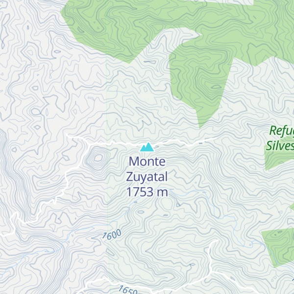 Map of Monte Zuyatal