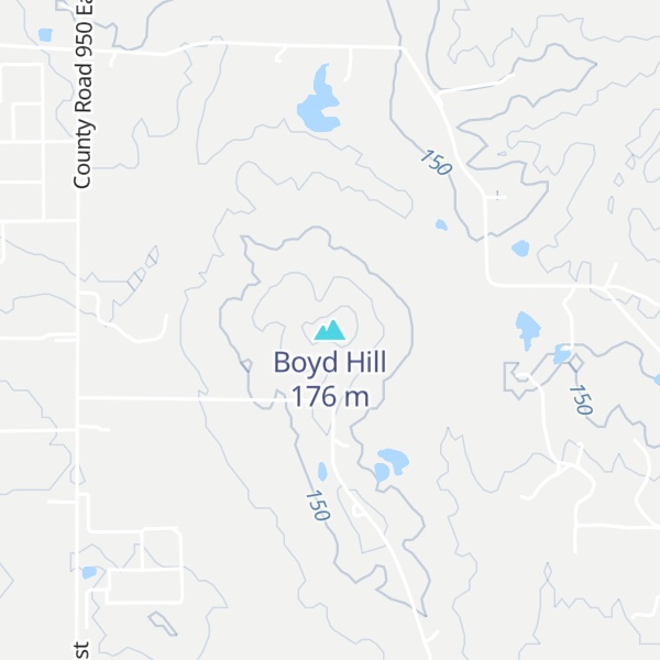 Map of Boyd Hill