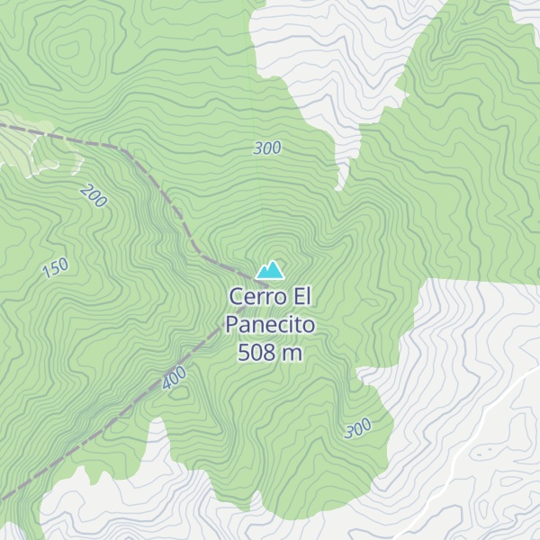 Map of Cerro El Panecito