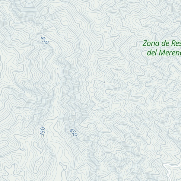 Map of Cerro del Gancho