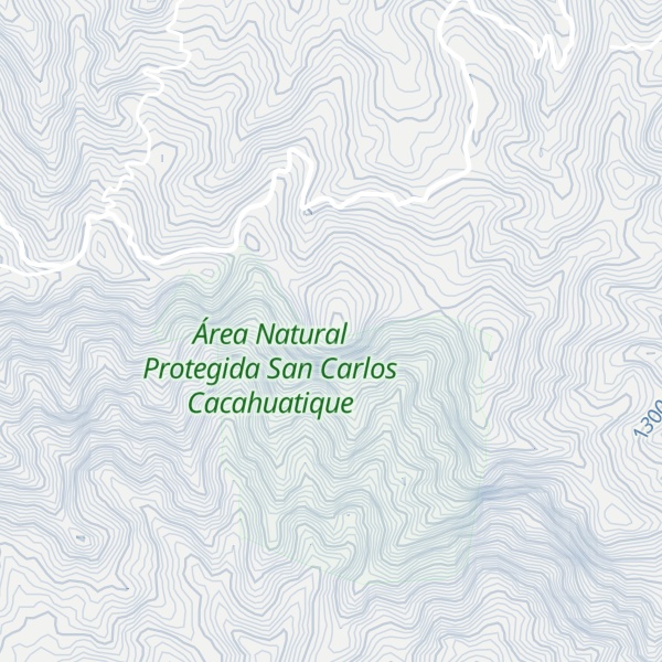 Map of Cerro La Hacienda