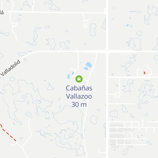 Map of Cabañas Vallazoo