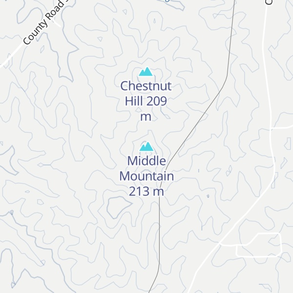 Map of Middle Mountain