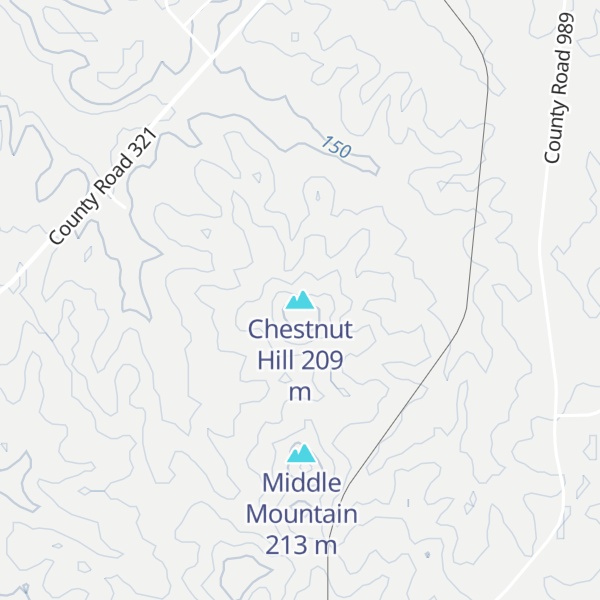 Map of Chestnut Hill