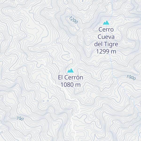 Map of El Cerrón