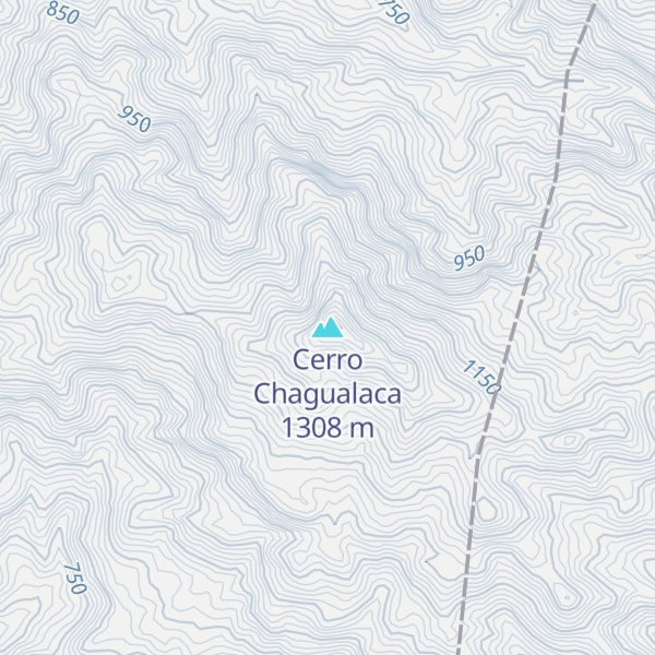 Map of Cerro Chagualaca