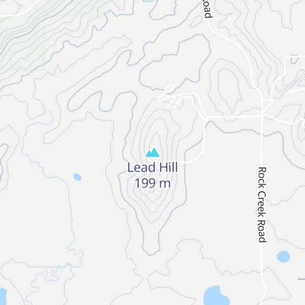 Map of Lead Hill