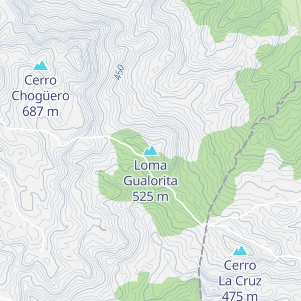 Map of Loma Gualorita