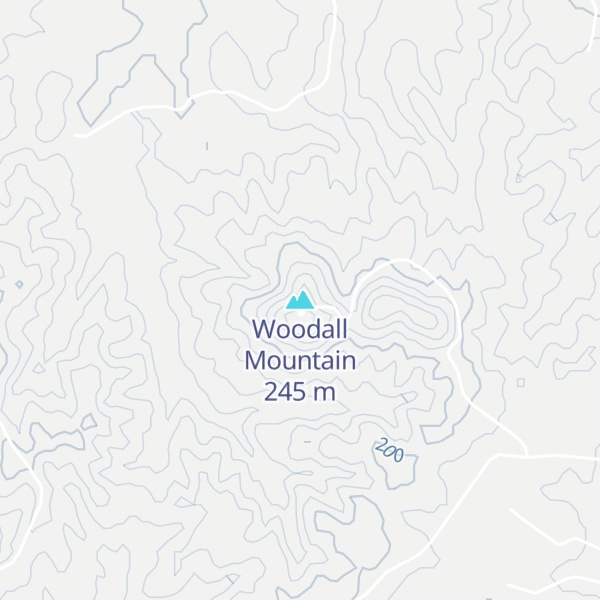 Map of Woodall Mountain