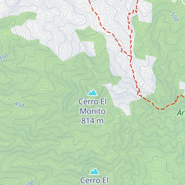 Map of Cerro El Monito
