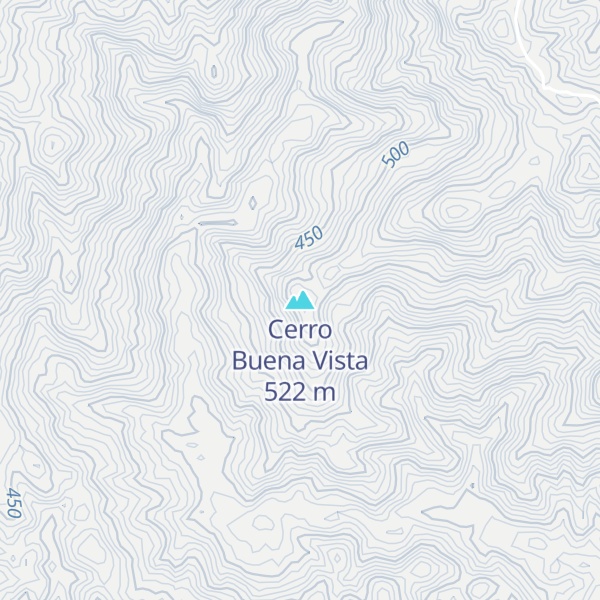 Map of Cerro Buena Vista