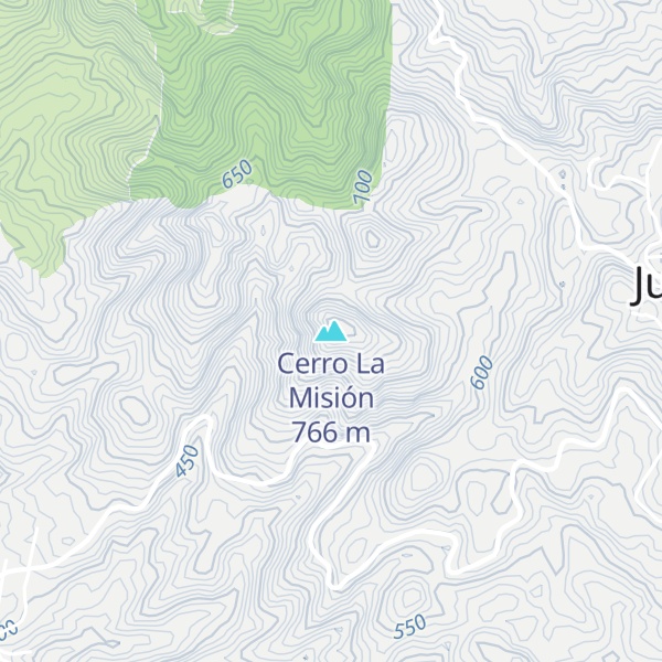 Map of Cerro La Misión
