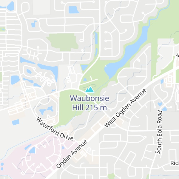 Map of Waubonsie Hill