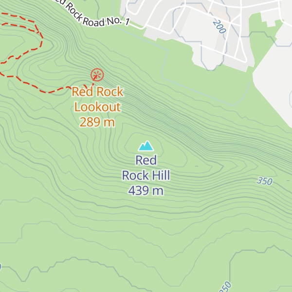 Map of Red Rock Hill