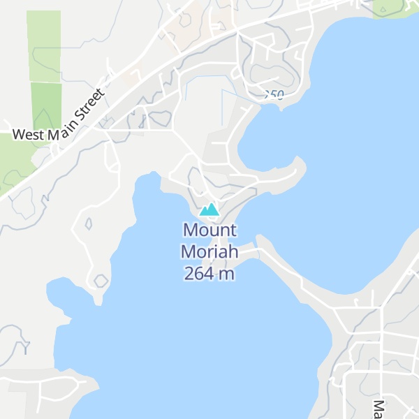 Map of Mount Moriah