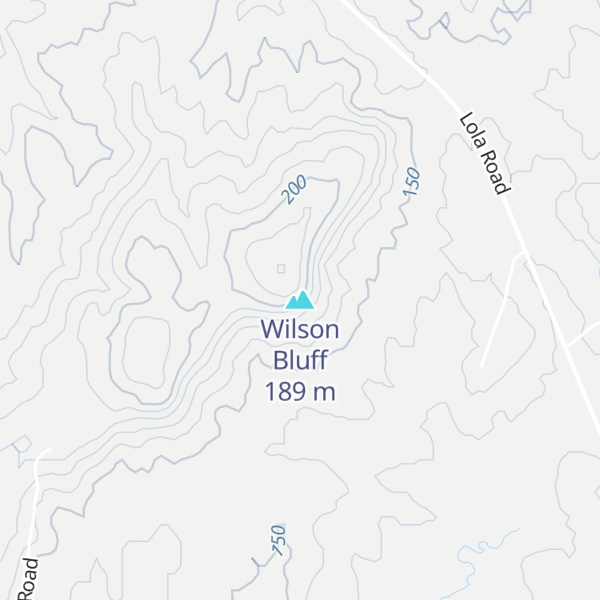 Map of Wilson Bluff