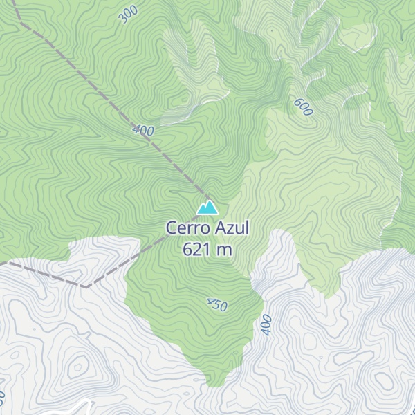 Map of Cerro Azul
