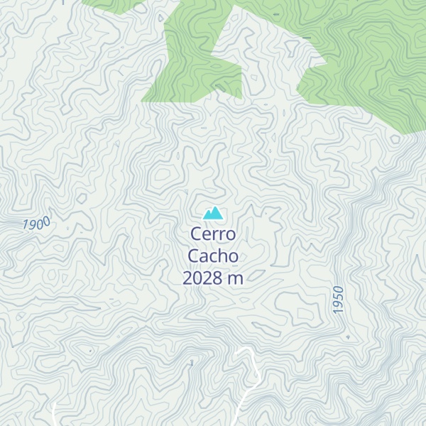 Map of Cerro Cacho