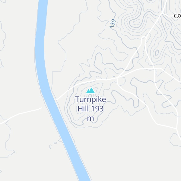Map of Turnpike Hill