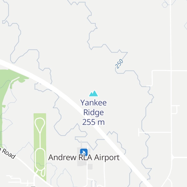 Map of Yankee Ridge