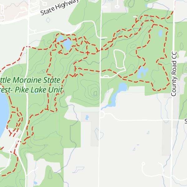 Map of Powder Hill