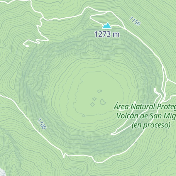 Map of Volcán de Chinameca
