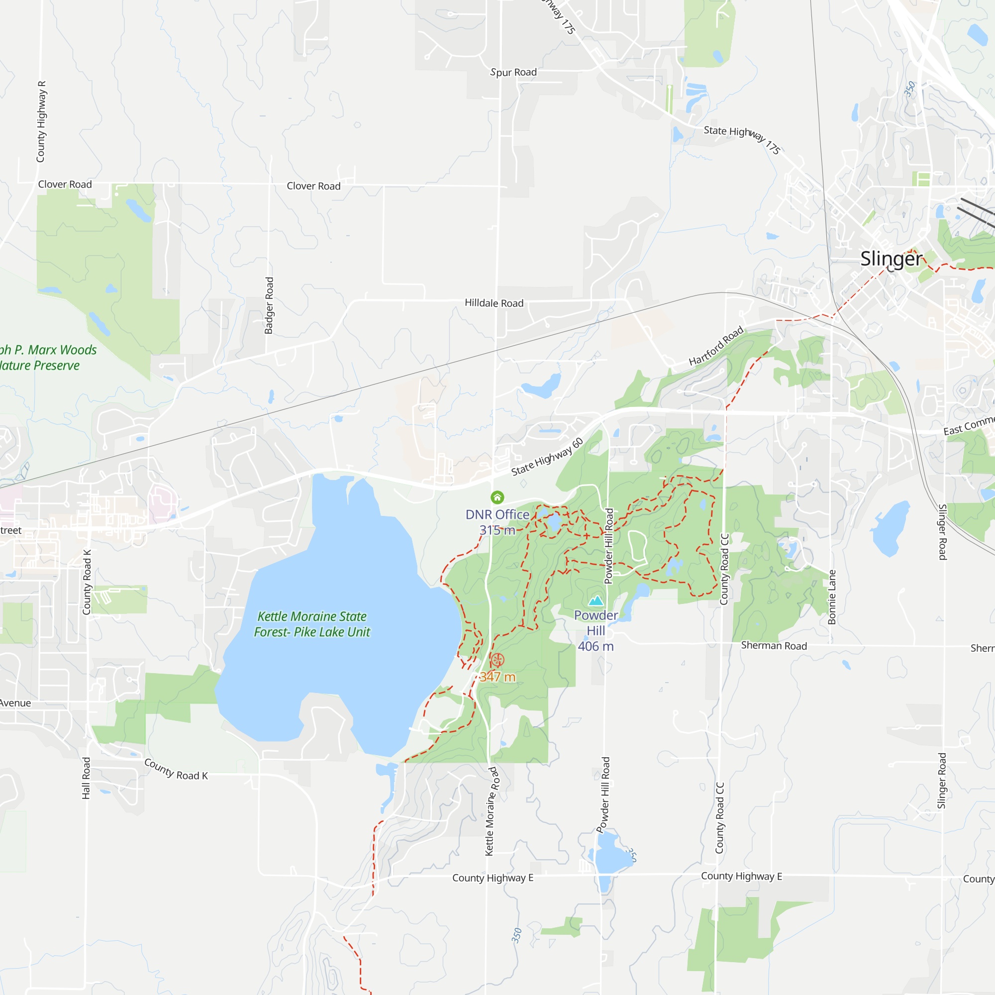 DNR Office map