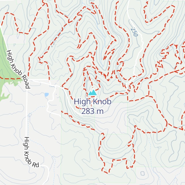 Map of High Knob