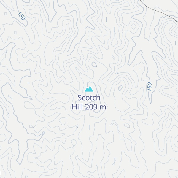 Map of Scotch Hill