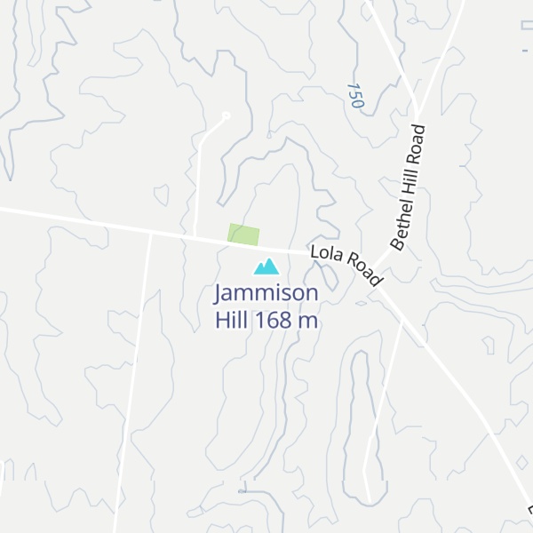 Map of Jammison Hill