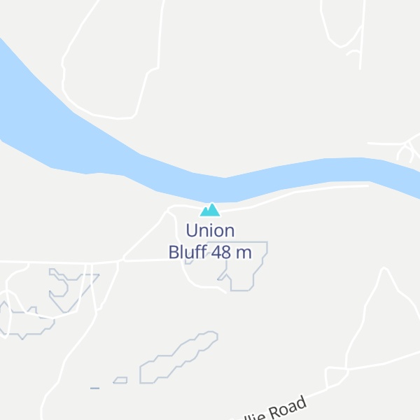 Map of Union Bluff