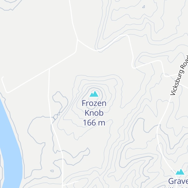 Map of Frozen Knob