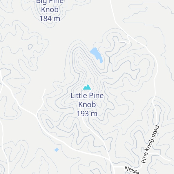 Map of Little Pine Knob