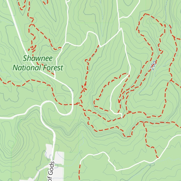 Map of Buzzard Point Arch